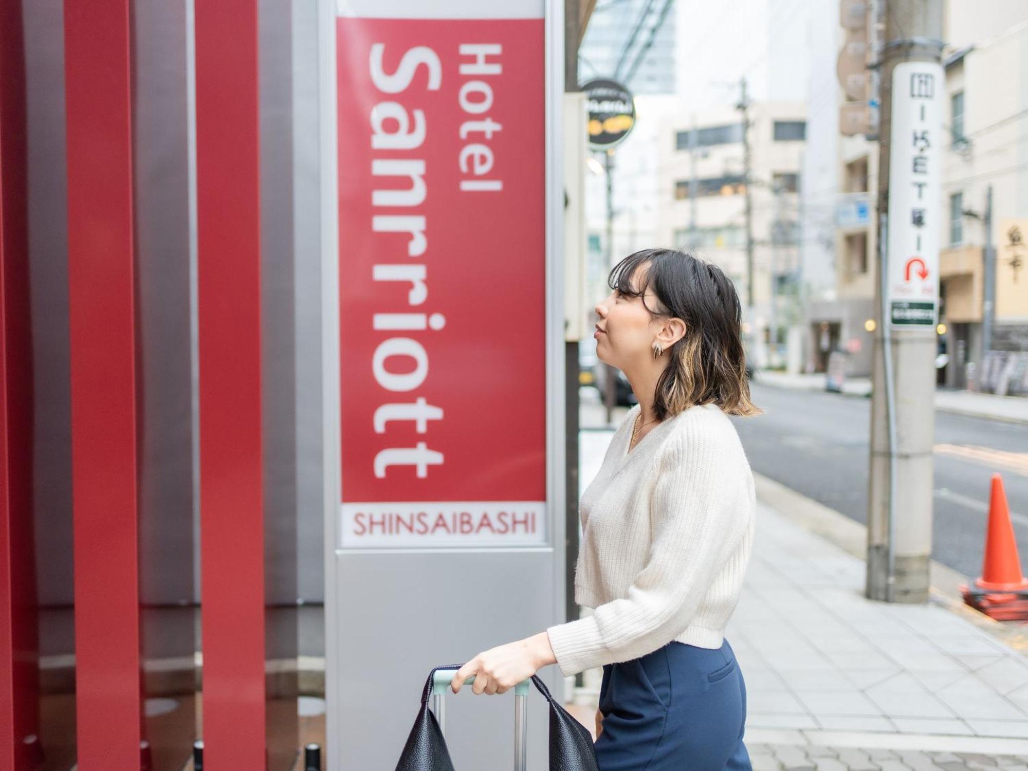 Hotel Sanrriott Shinsaibashi Osaka Buitenkant foto