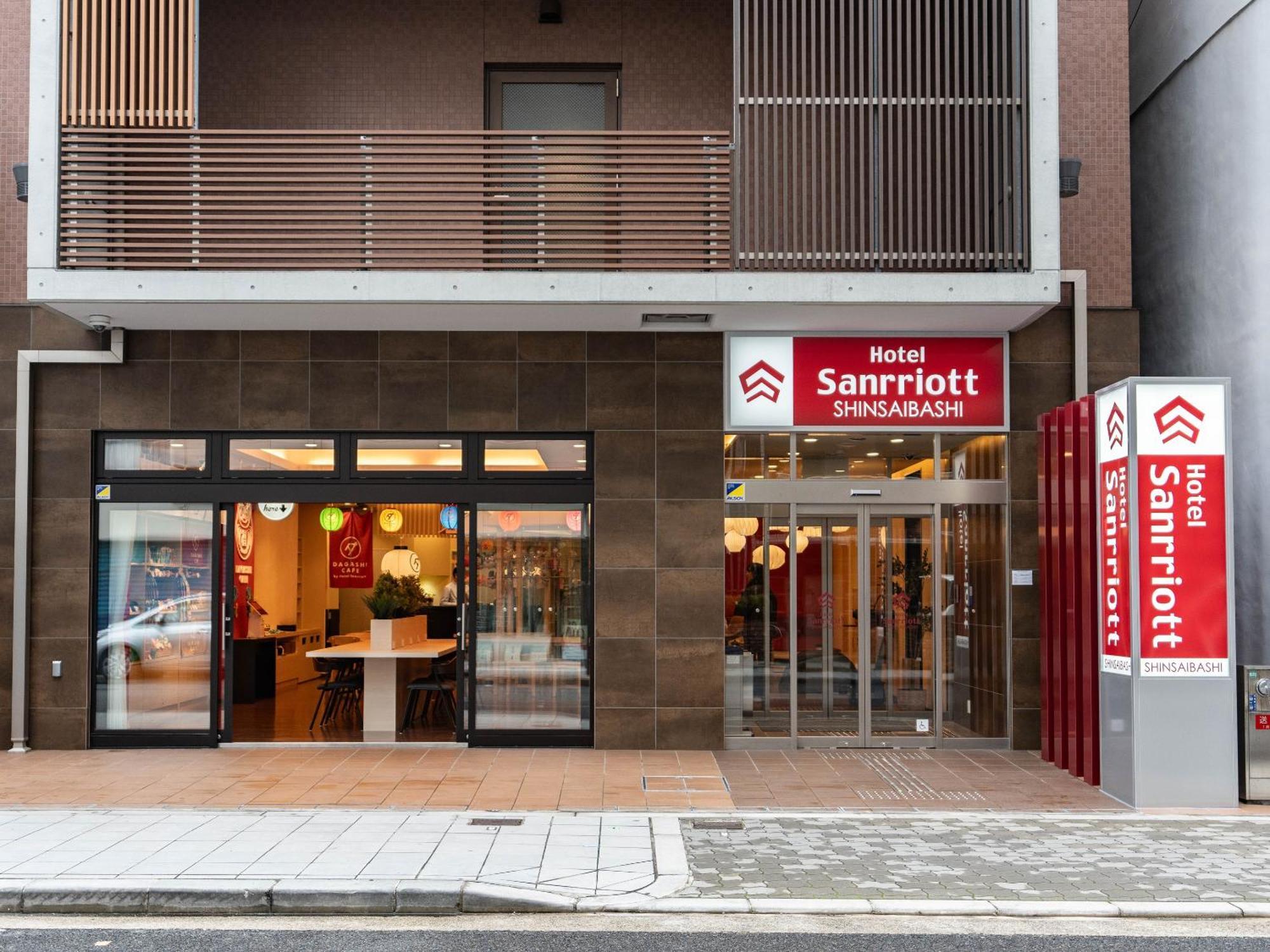 Hotel Sanrriott Shinsaibashi Osaka Buitenkant foto